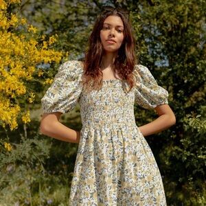Barbour Sunflower Dress (Cotton/Linen) - Size US 4